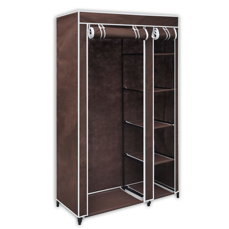 Rebrilliant 110 cm mobiler Kleiderschrank Montopolis | Wayfair.de